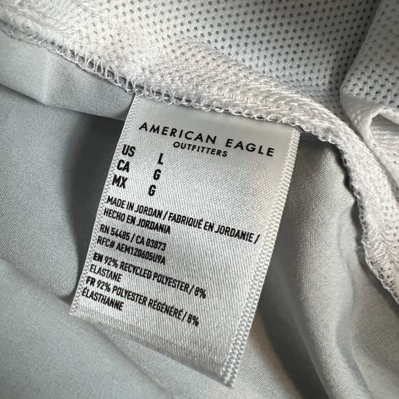 American Eagle Board Shorts Mens Large Grey Ombre Unlined Swim Beach Resort - Picture 6 of 8